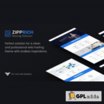 Zipprich v1.9 - Web Hosting & WHMCS WordPress Theme - GPL Adda