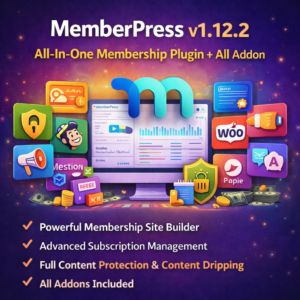 MemberPress v1.12.2 – All-In-One Membership Plugin + All Addon