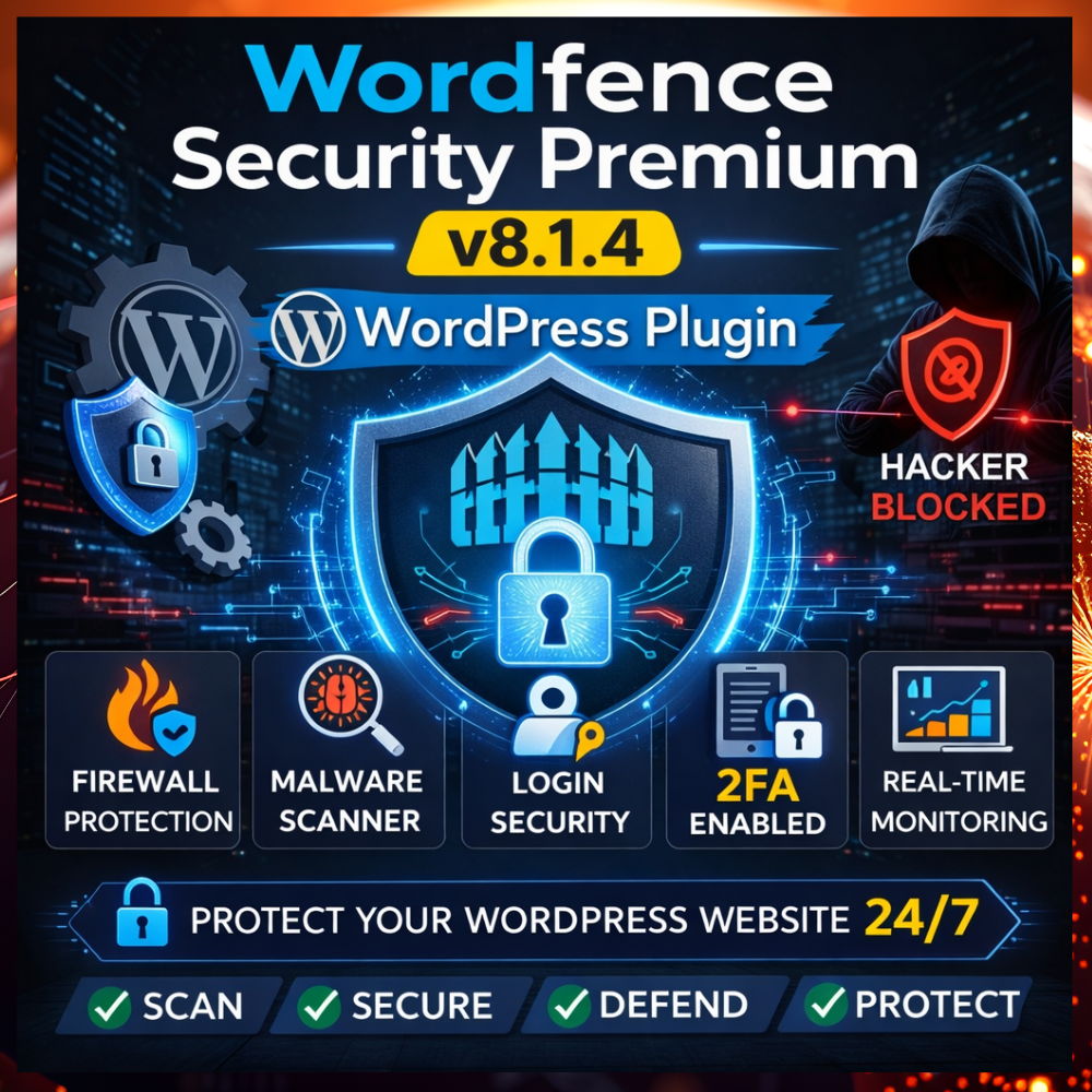 Wordfence Security Premium v8.1.4 – WordPress Plugin